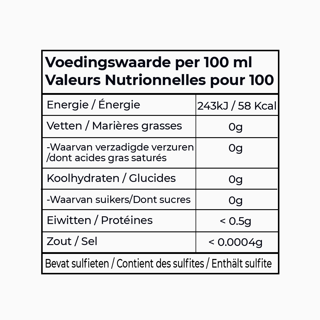 Zero Sugar Schaumwein Weiß