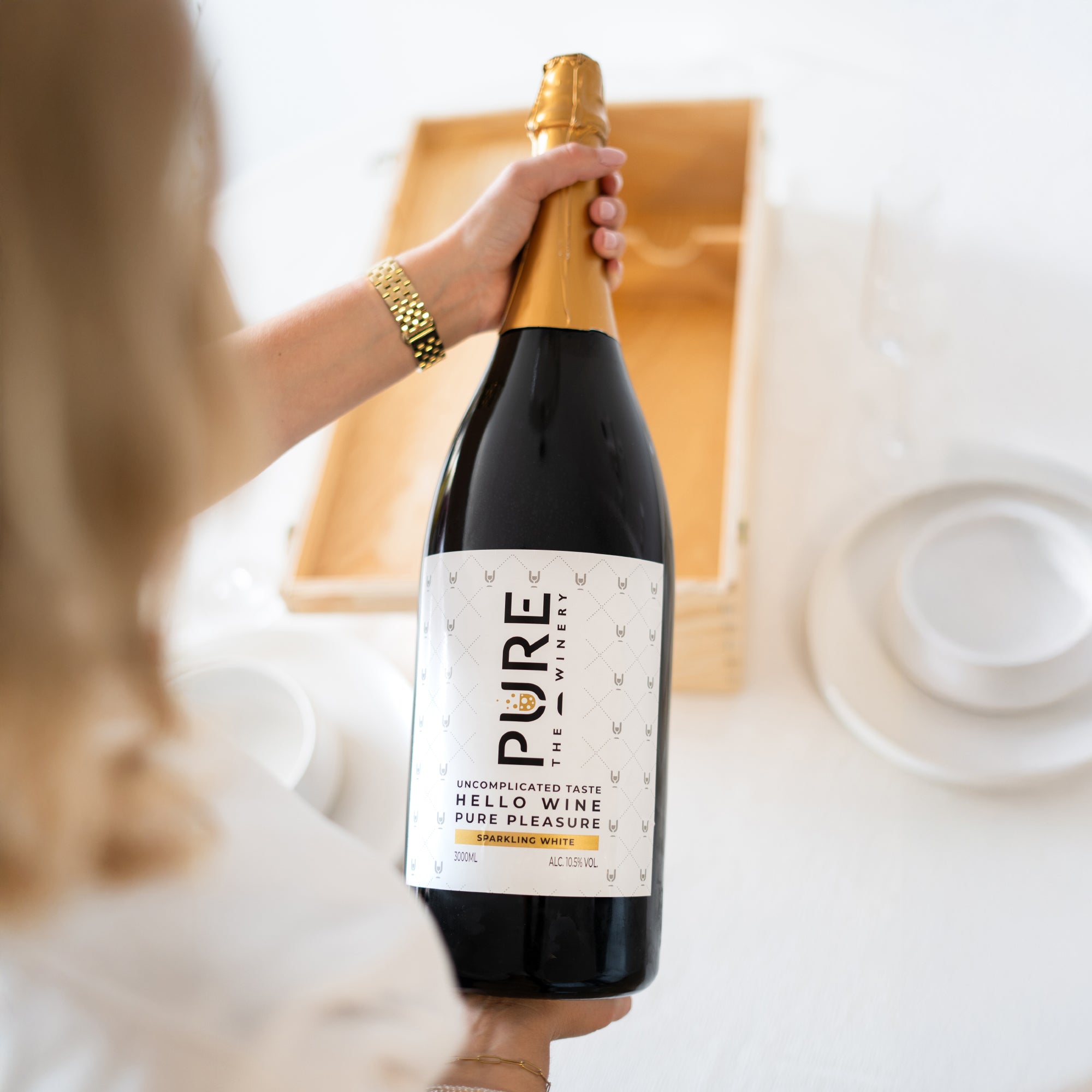 XXL (3L) Zuckerfreier Schaumwein Weiß