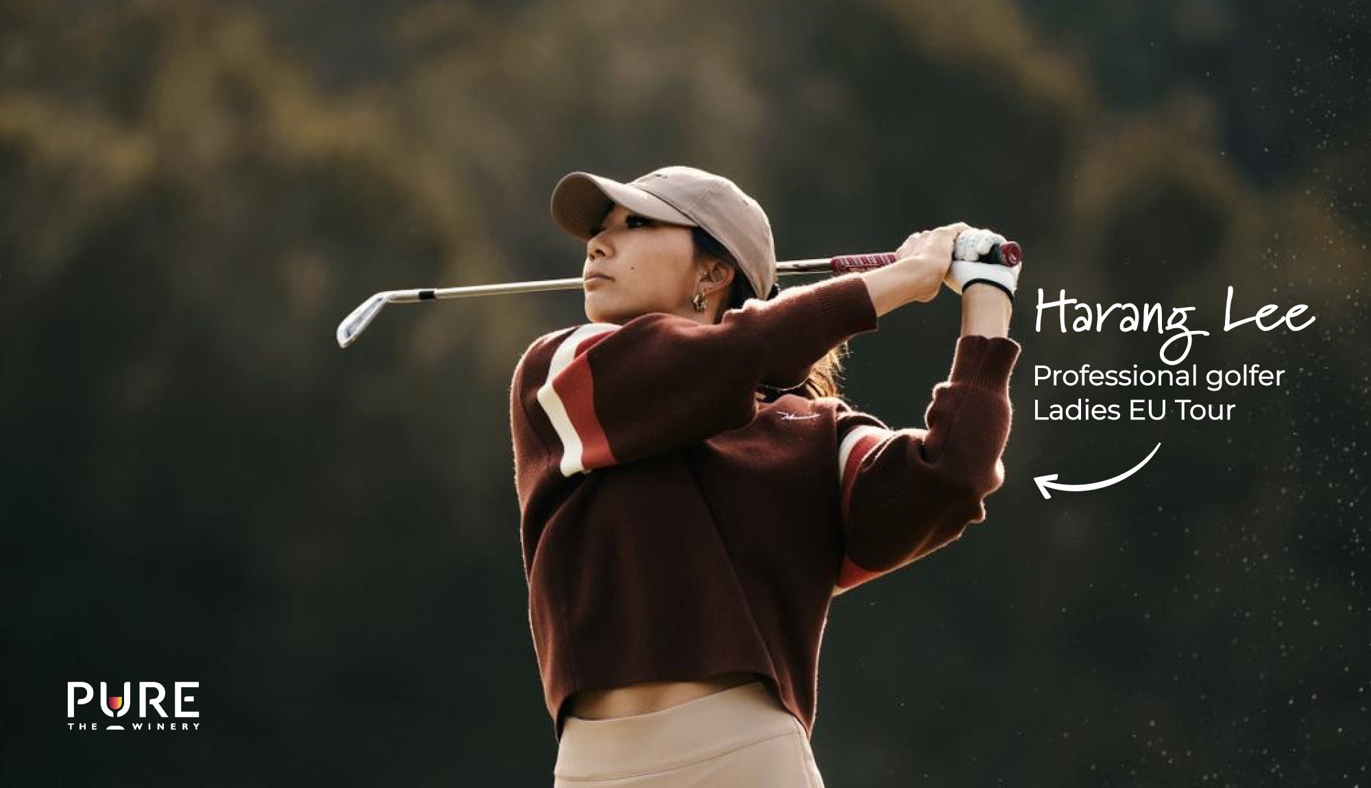 Genieten zonder suiker: de wijn die mijn routine als professioneel golfster begeleidt.