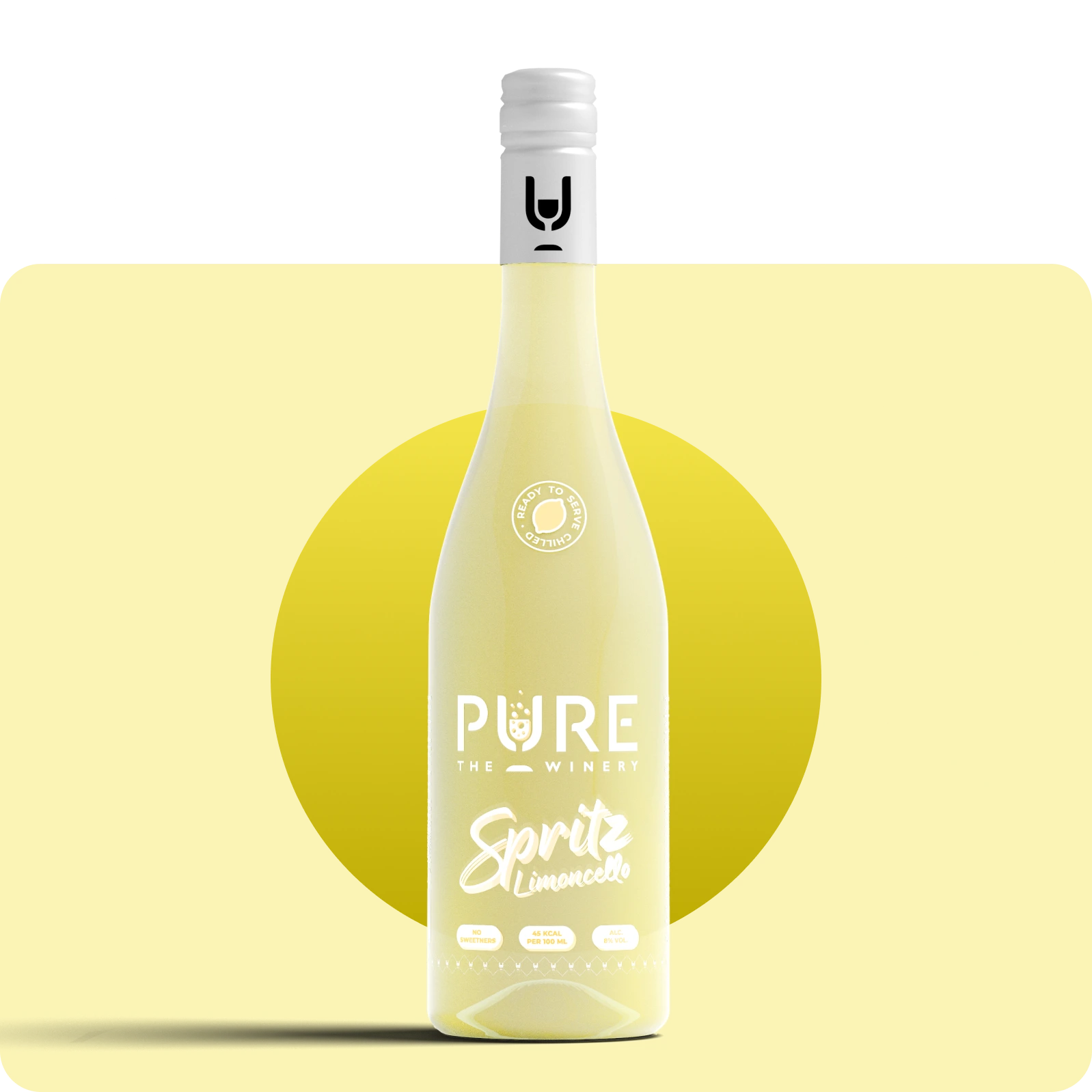 Zuckerfreier Limoncello Spritz