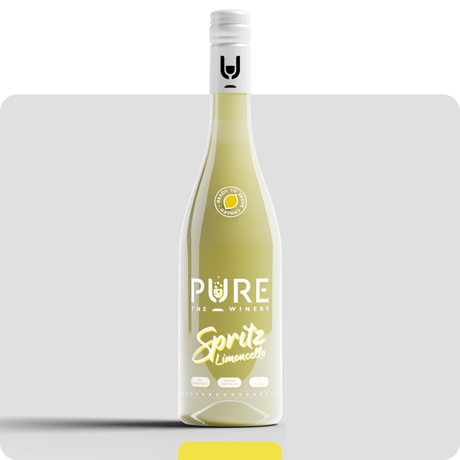 Zuckerfreier Limoncello Spritz