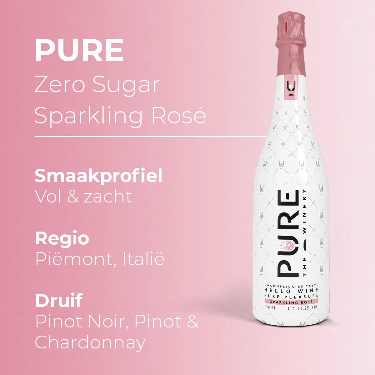 Zero Sugar Schaumwein Rosé